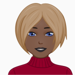 avatar_femme_blonde_yeux_bleus Avatar d'une agente d'entretien cheveux blonds et yeux bleus